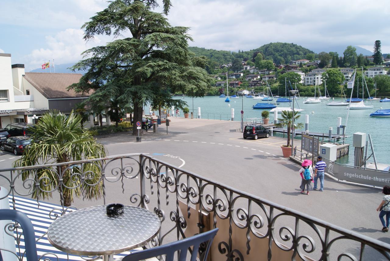 Hotel Schlosspintli Spiez Exteriör bild