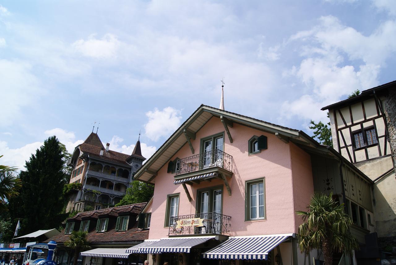 Hotel Schlosspintli Spiez Exteriör bild