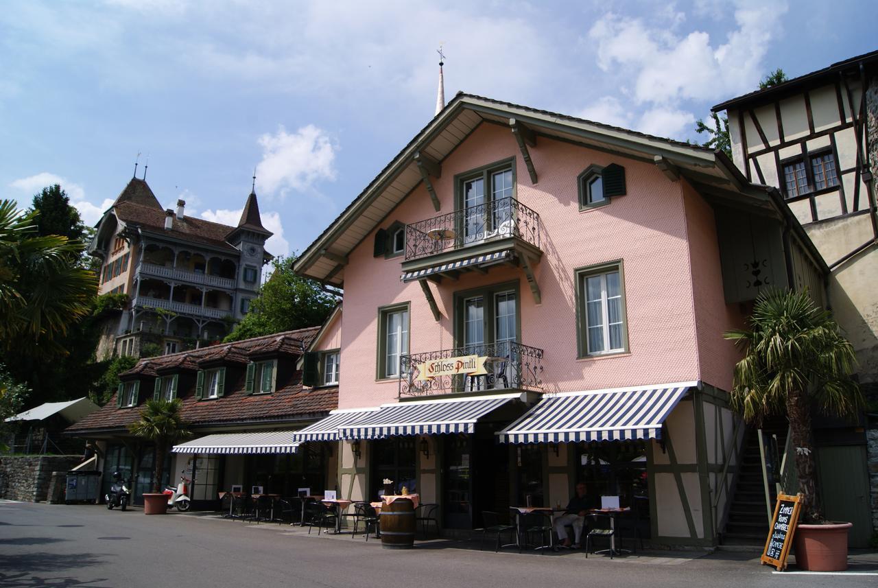 Hotel Schlosspintli Spiez Exteriör bild